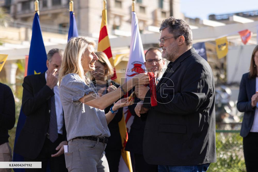 Marie Barsacq Visit To Nice