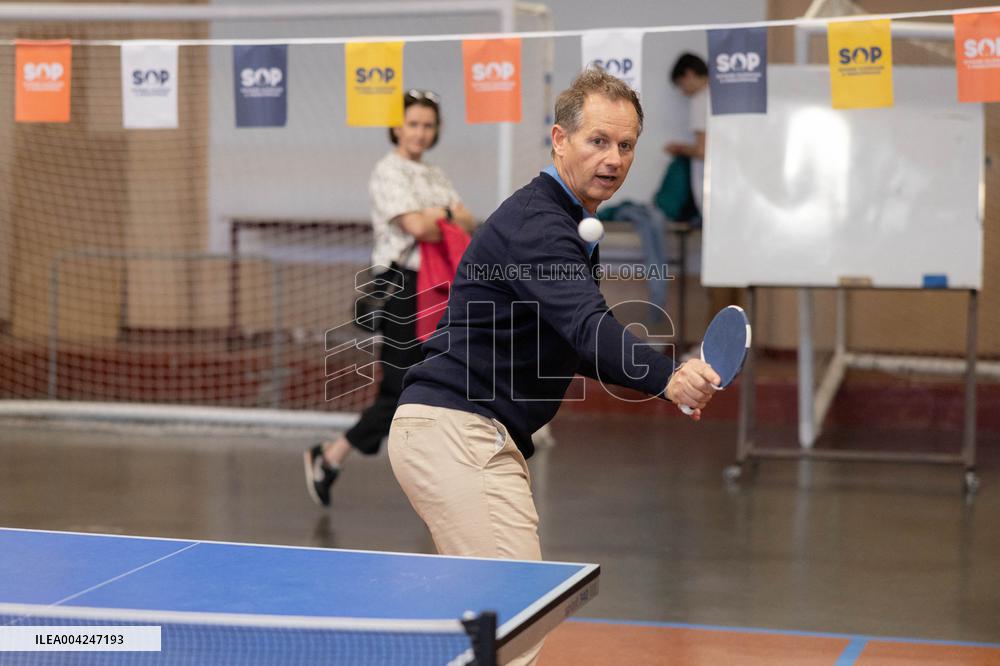 Marie Barsacq Visit To Nice