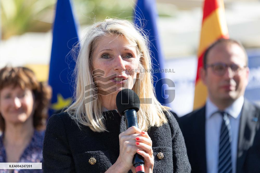 Marie Barsacq Visit To Nice