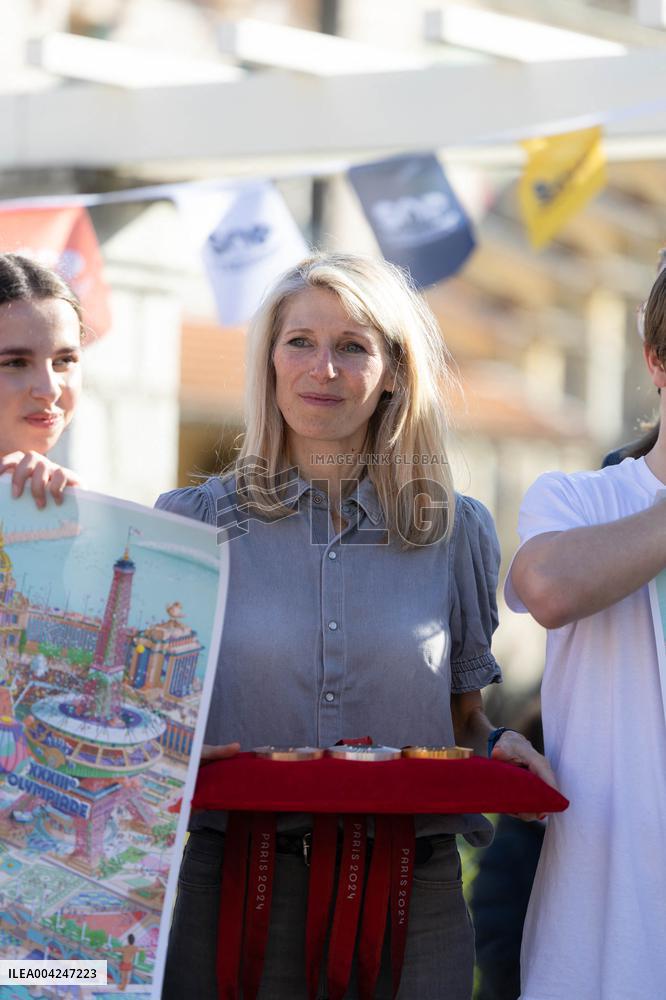 Marie Barsacq Visit To Nice