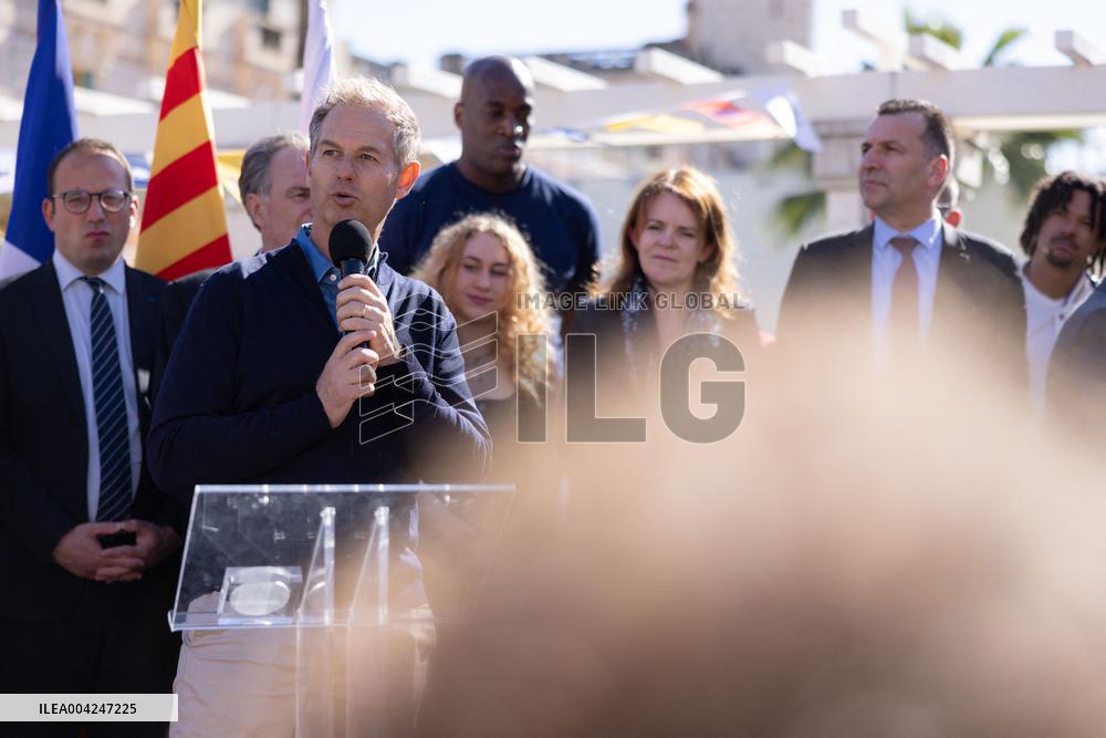 Marie Barsacq Visit To Nice