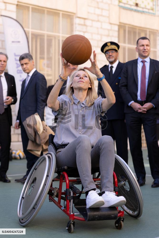 Marie Barsacq Visit To Nice