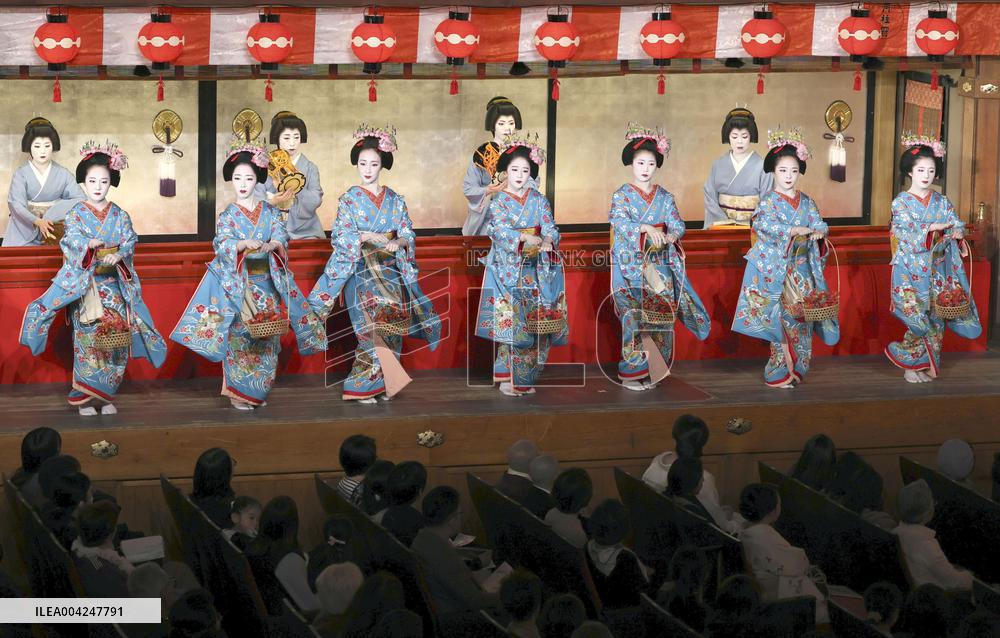 Traditional dance performance in Kyoto