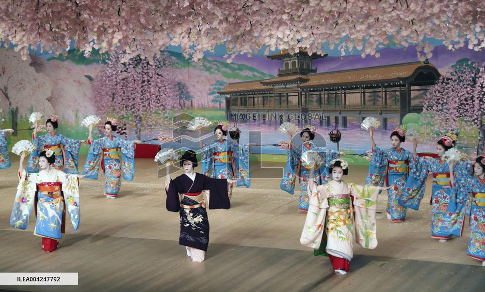 Traditional dance performance in Kyoto