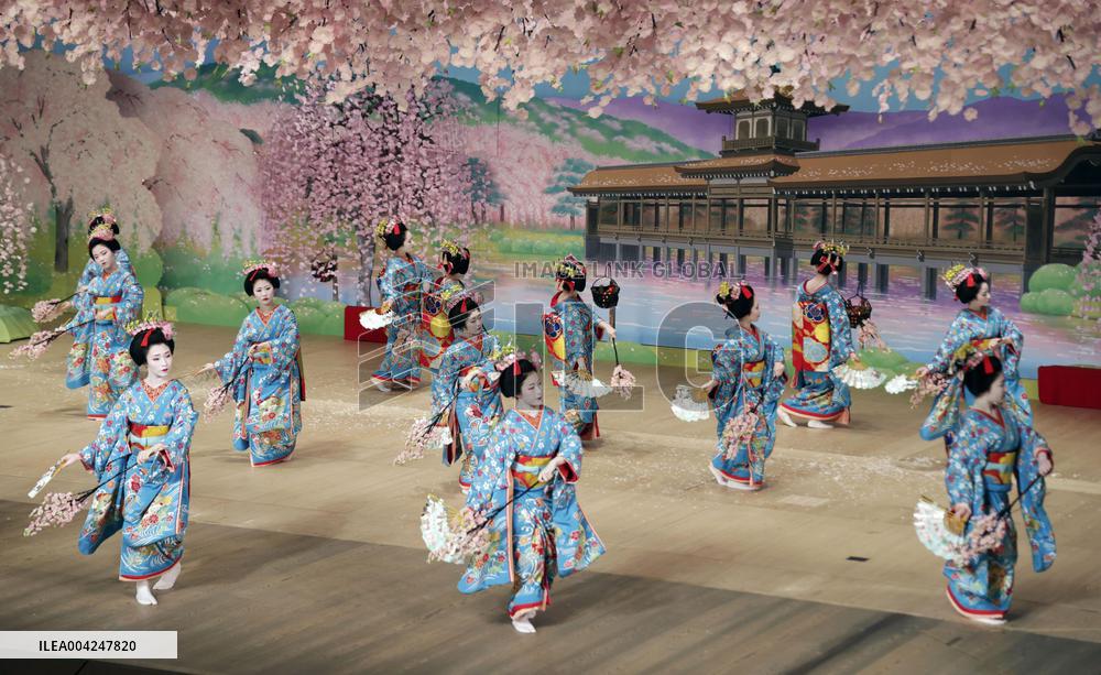 Traditional dance performance in Kyoto