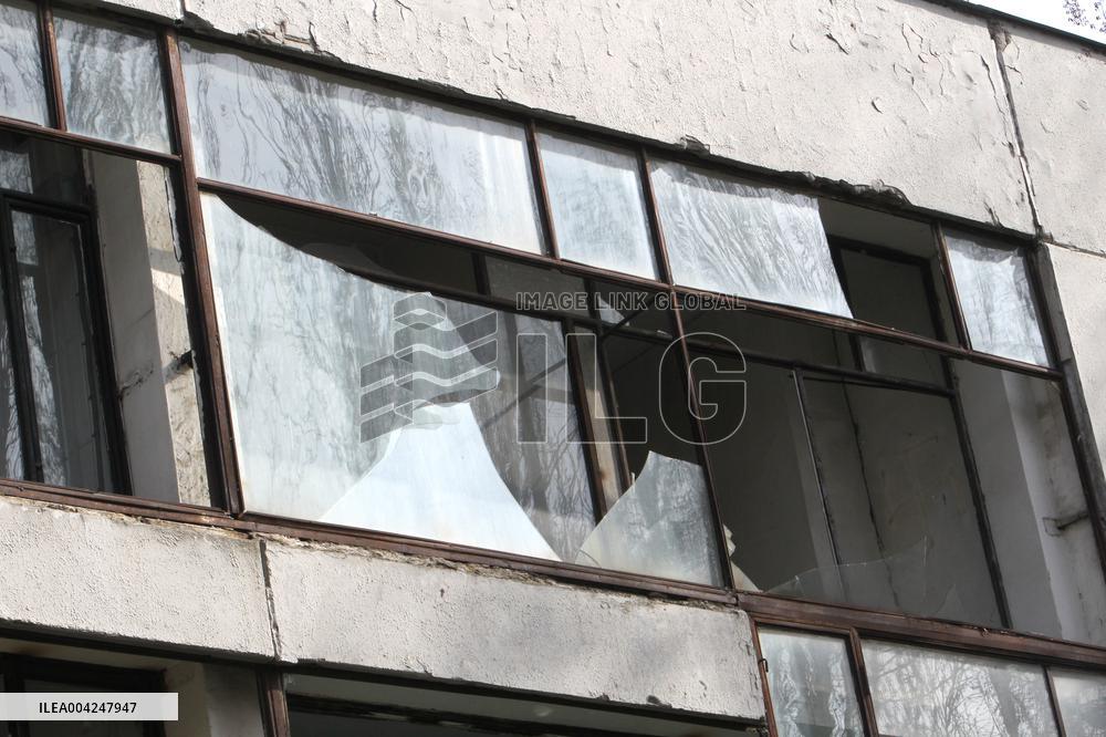 Aftermath of Russian drone strike on Dnipro