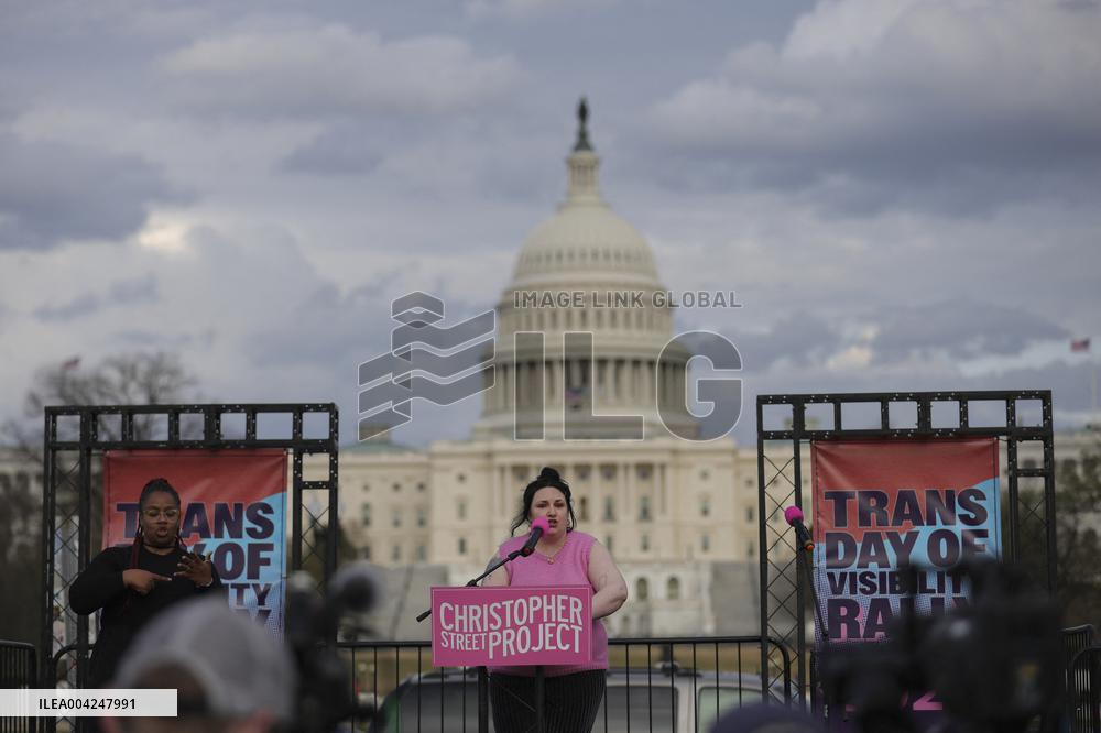 Trans Day of Visibility Rally Near US Capitol