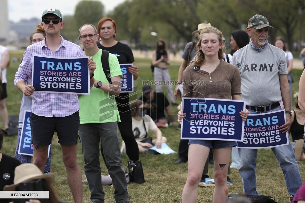 Trans Day of Visibility Rally Near US Capitol