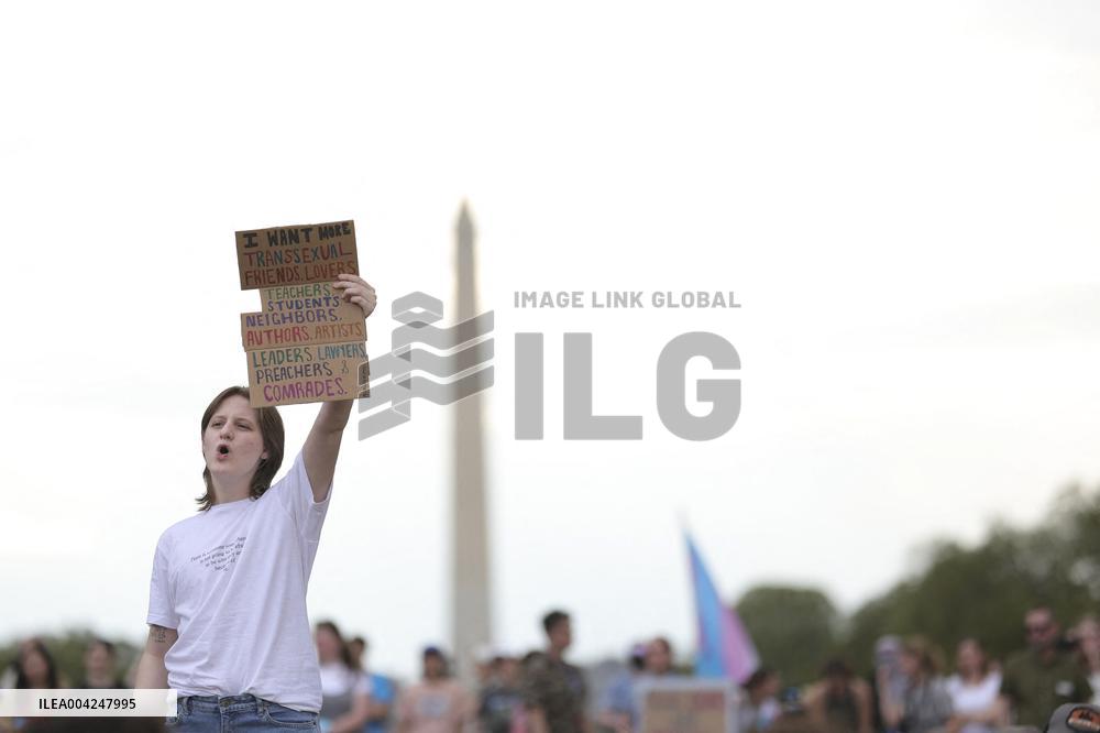 Trans Day of Visibility Rally Near US Capitol
