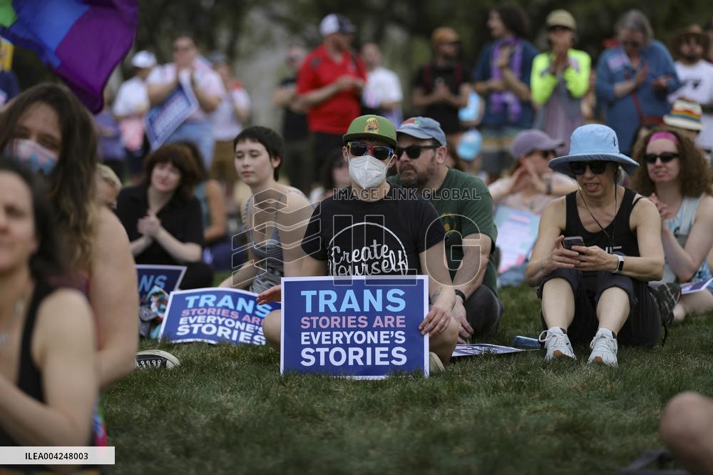 Trans Day of Visibility Rally Near US Capitol