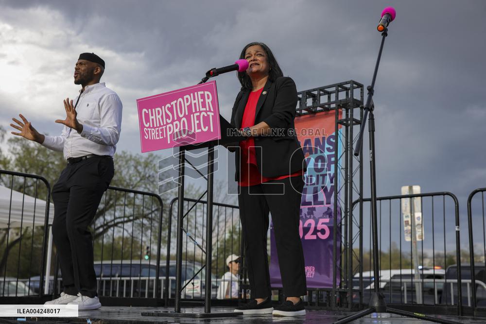 Trans Day of Visibility Rally Near US Capitol