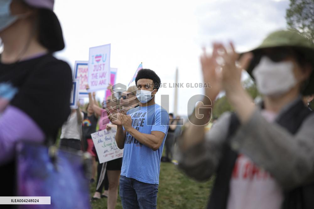 Trans Day of Visibility Rally Near US Capitol