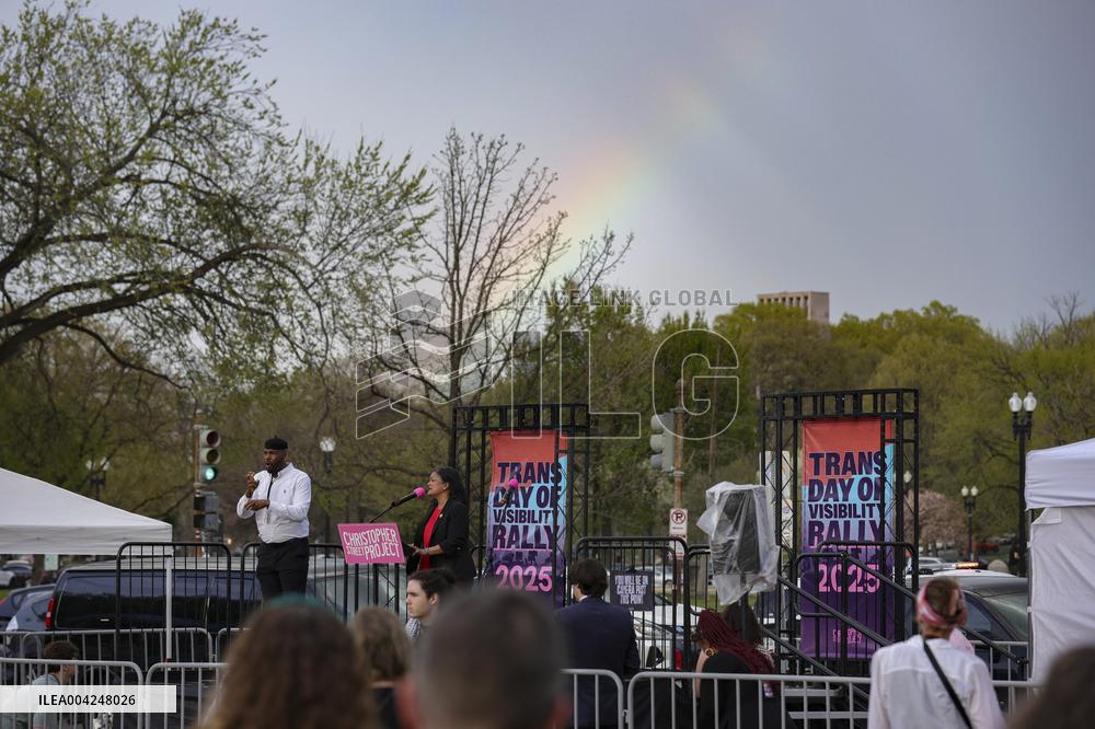 Trans Day of Visibility Rally Near US Capitol