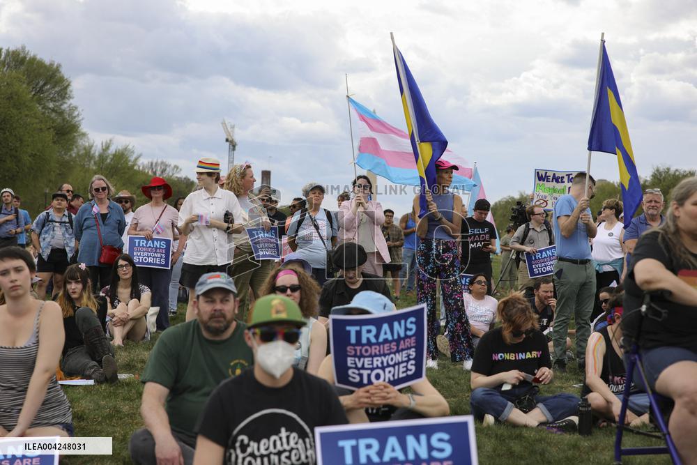 Trans Day of Visibility Rally Near US Capitol