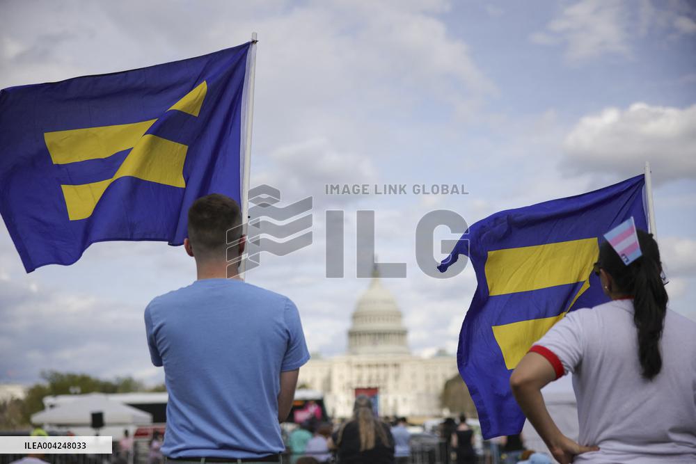 Trans Day of Visibility Rally Near US Capitol