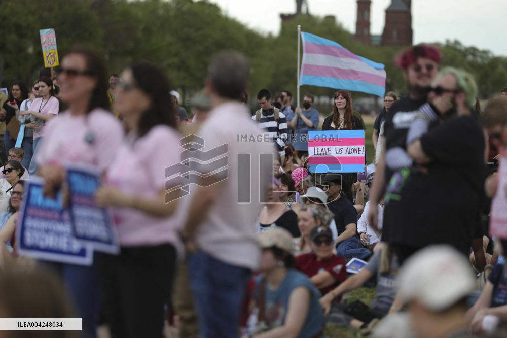 Trans Day of Visibility Rally Near US Capitol