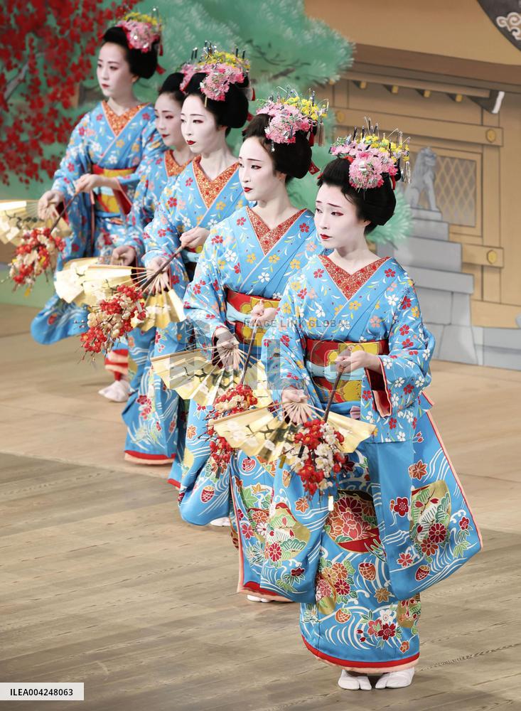 Traditional dance performance in Kyoto