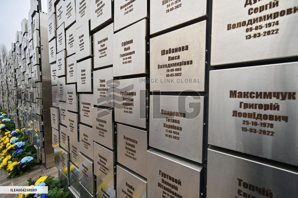 Volodymyr Zelensky and First Lady Commemorate Buchas Liberation Anniversary - Bucha