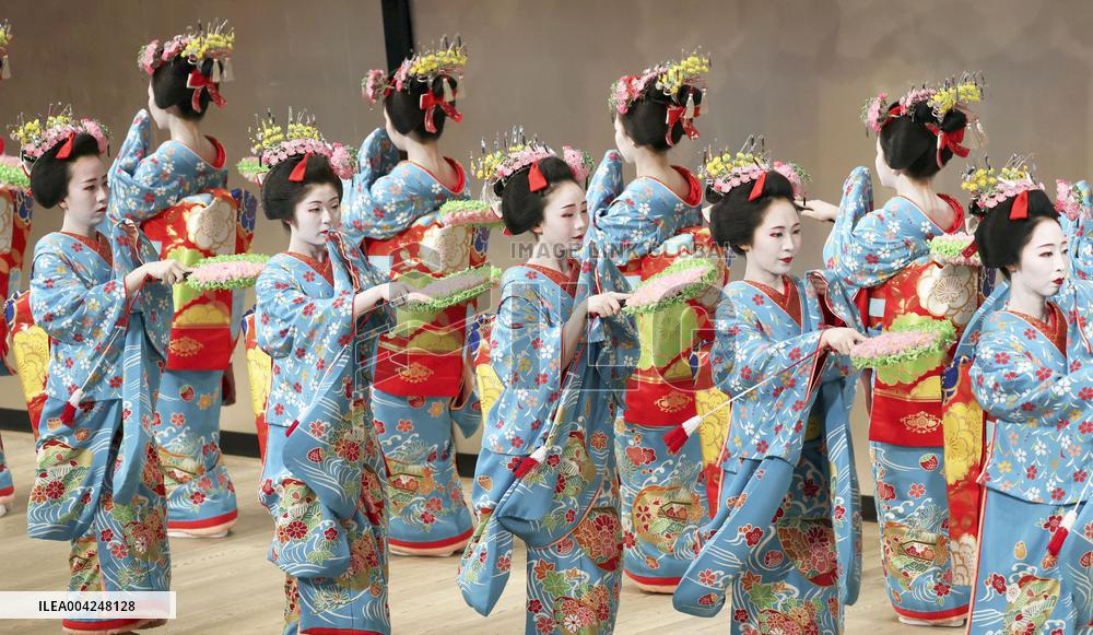 Traditional dance performance in Kyoto
