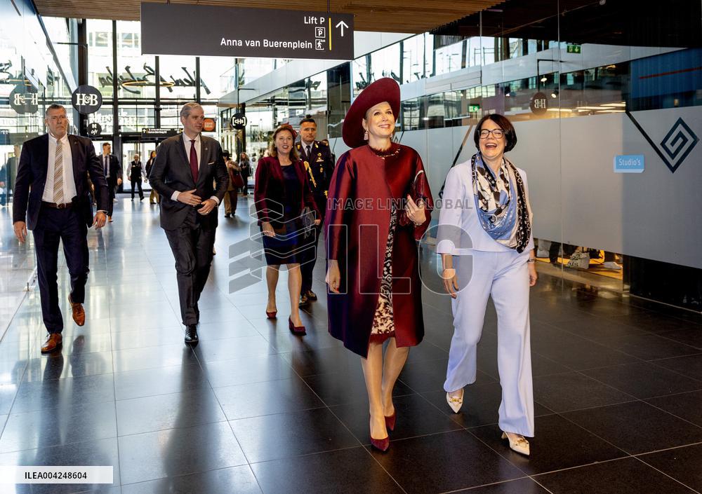 Queen Maxima At Netspar Pension And Science Anniversary Congress - The Hague