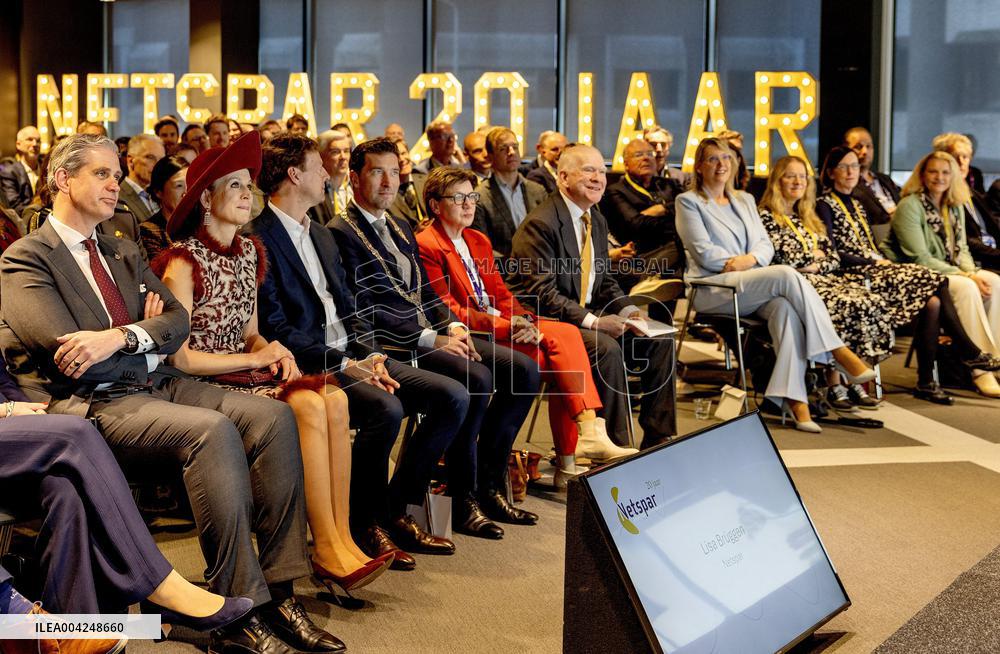 Queen Maxima At Netspar Pension And Science Anniversary Congress - The Hague