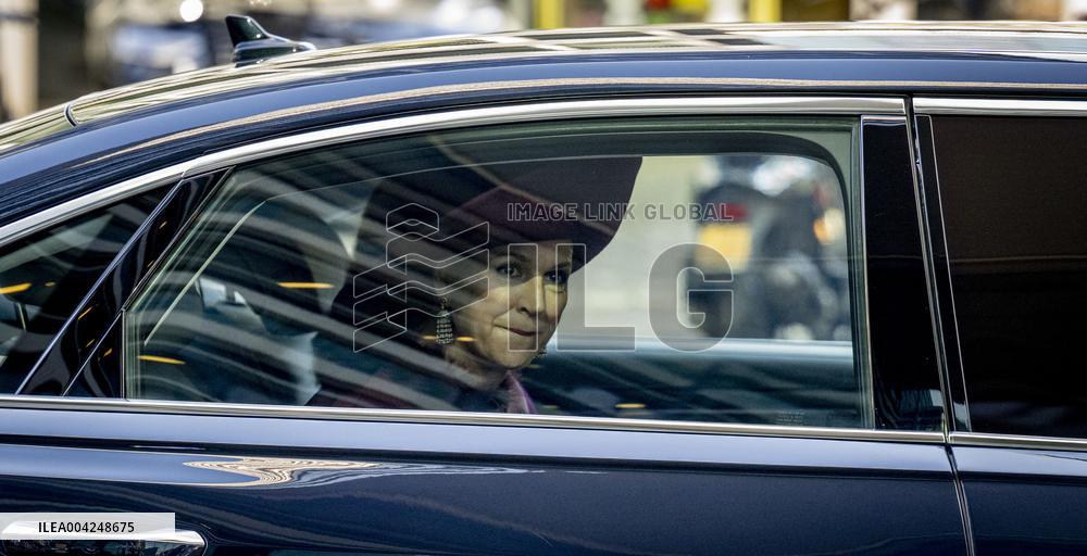 Queen Maxima At Netspar Pension And Science Anniversary Congress - The Hague