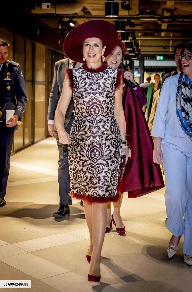 Queen Maxima At Netspar Pension And Science Anniversary Congress - The Hague