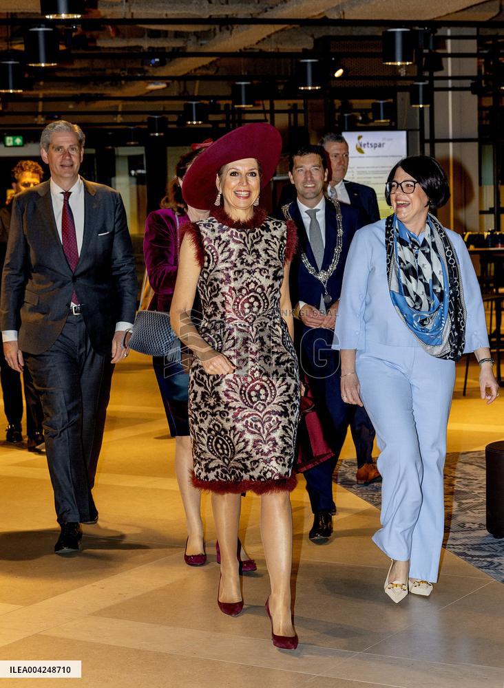 Queen Maxima At Netspar Pension And Science Anniversary Congress - The Hague