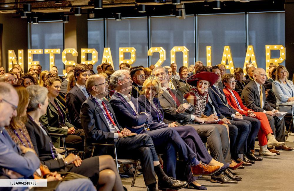 Queen Maxima At Netspar Pension And Science Anniversary Congress - The Hague