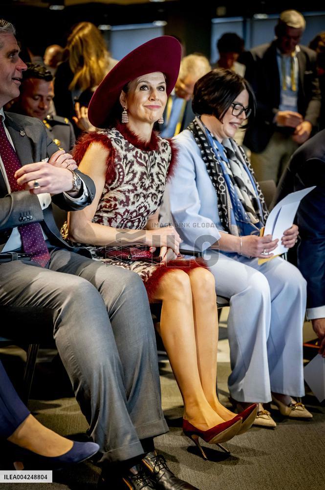 Queen Maxima At Netspar Pension And Science Anniversary Congress - The Hague