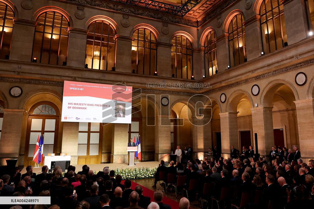 Inauguration of the Franco-Danish Economic Forum - Paris