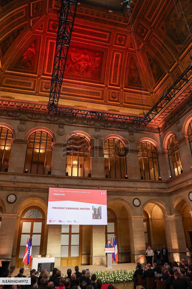 Inauguration of the Franco-Danish Economic Forum - Paris