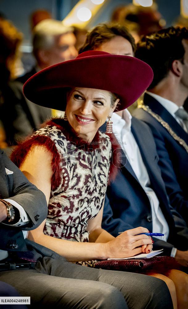 Queen Maxima At Netspar Pension And Science Anniversary Congress - The Hague