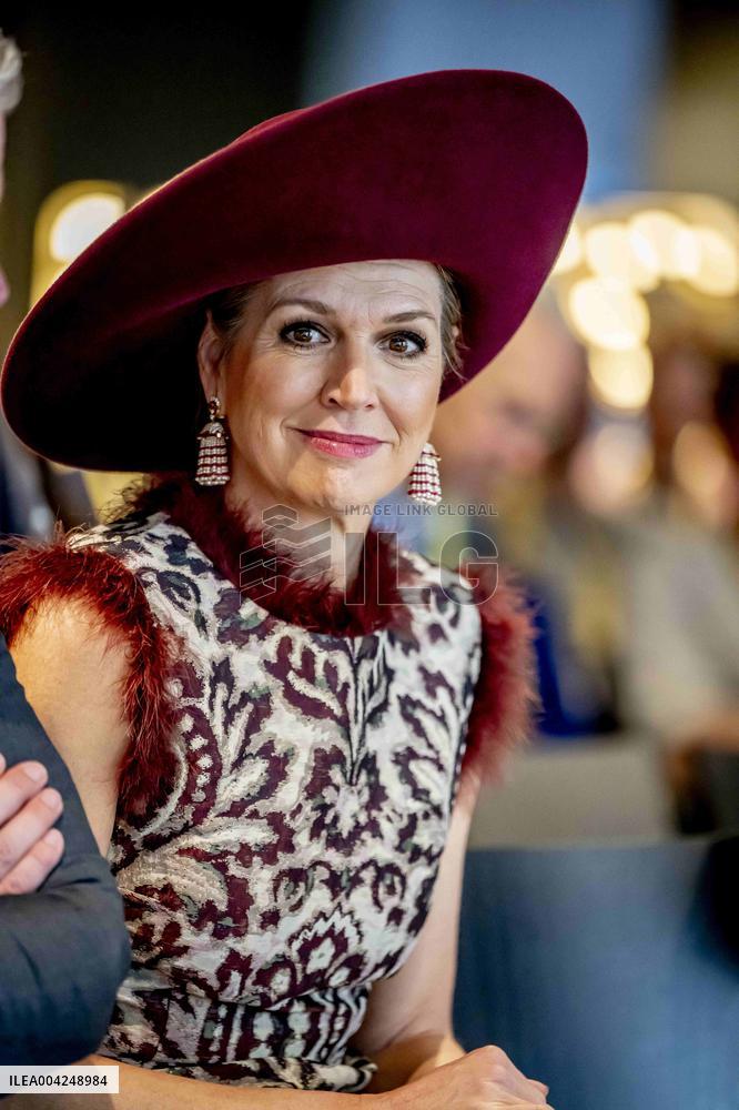 Queen Maxima At Netspar Pension And Science Anniversary Congress - The Hague