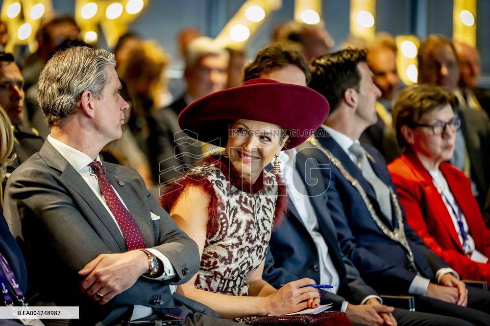 Queen Maxima At Netspar Pension And Science Anniversary Congress - The Hague