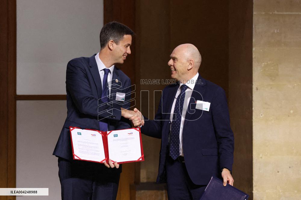 Inauguration of the Franco-Danish Economic Forum - Paris