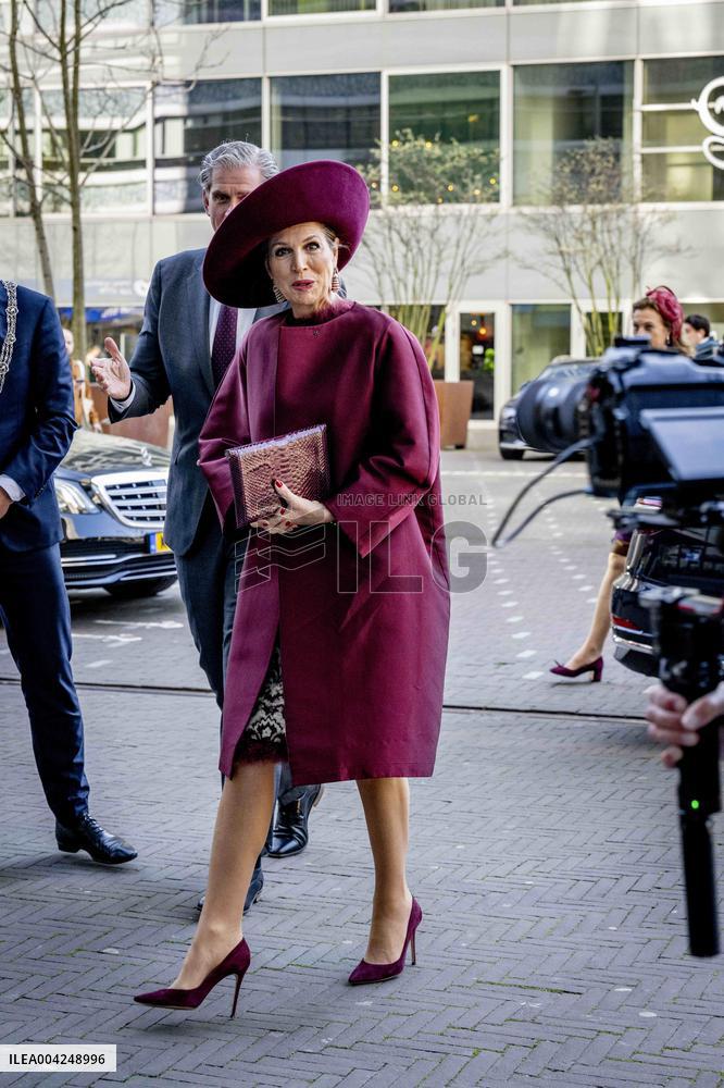 Queen Maxima At Netspar Pension And Science Anniversary Congress - The Hague