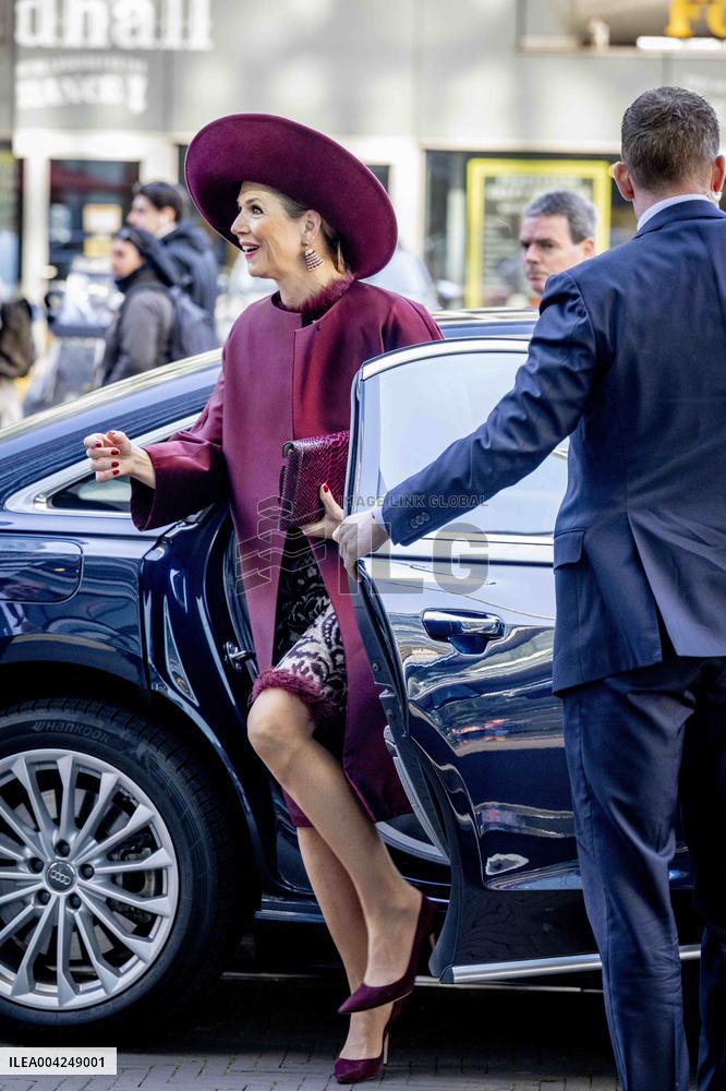 Queen Maxima At Netspar Pension And Science Anniversary Congress - The Hague