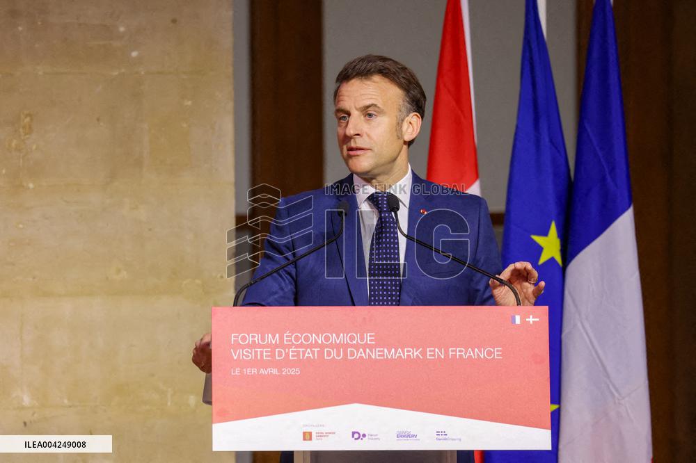 Inauguration of the Franco-Danish Economic Forum - Paris