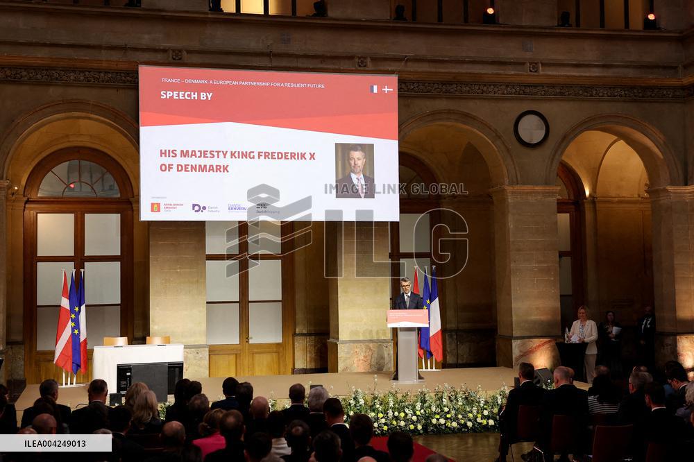 Inauguration of the Franco-Danish Economic Forum - Paris