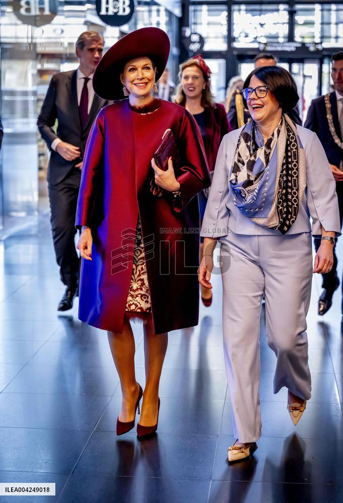 Queen Maxima At Netspar Pension And Science Anniversary Congress - The Hague