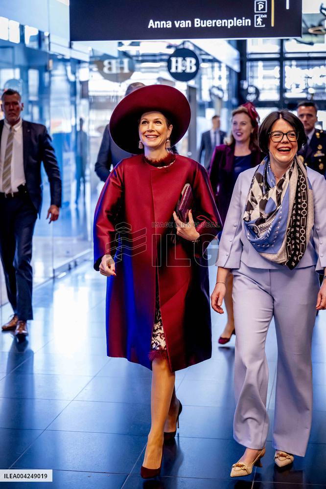 Queen Maxima At Netspar Pension And Science Anniversary Congress - The Hague