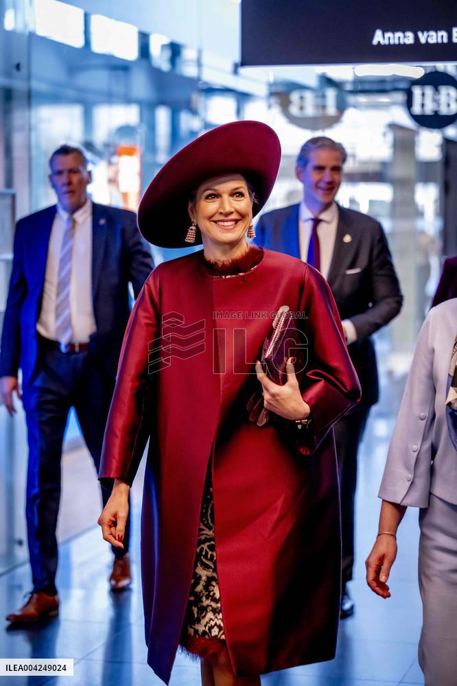 Queen Maxima At Netspar Pension And Science Anniversary Congress - The Hague