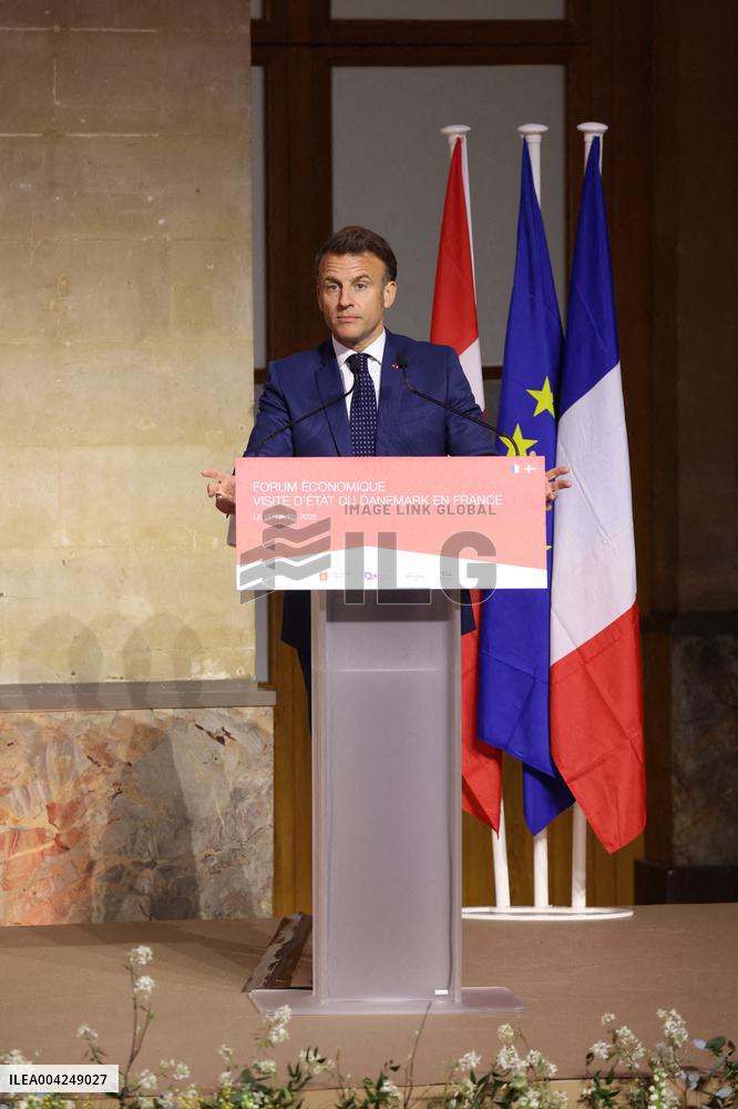 Inauguration of the Franco-Danish Economic Forum - Paris
