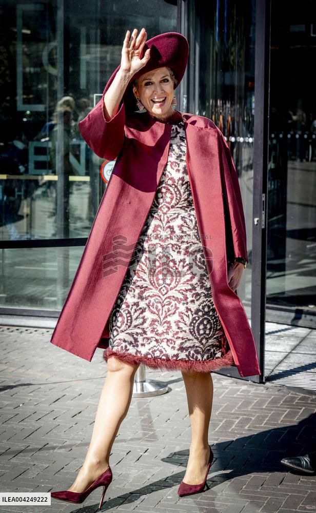 Queen Maxima At Netspar Pension And Science Anniversary Congress - The Hague