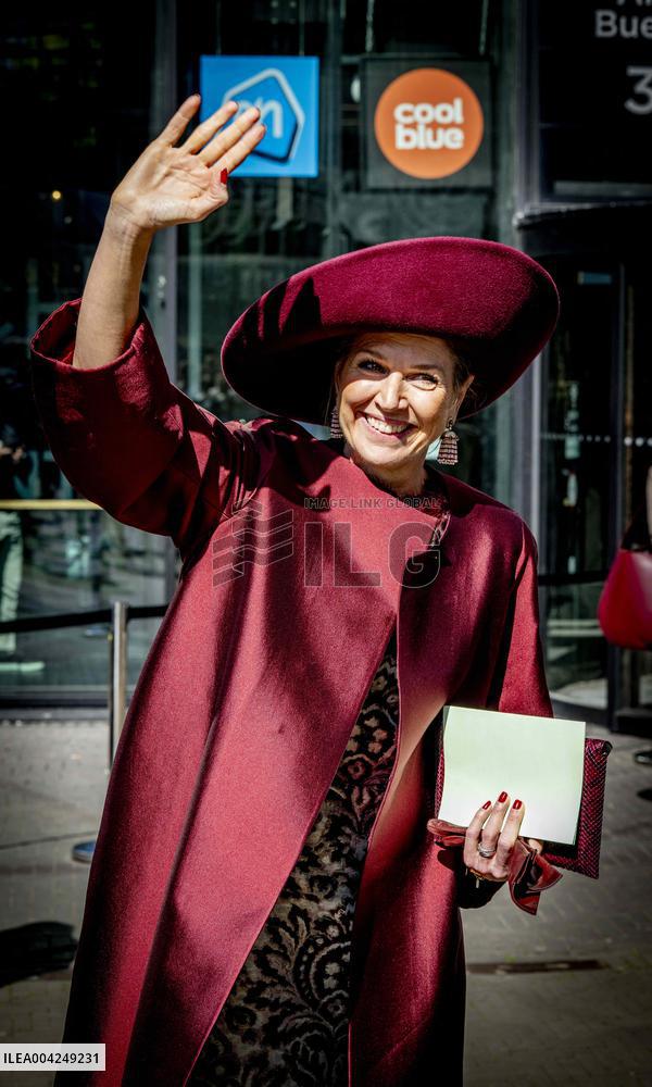 Queen Maxima At Netspar Pension And Science Anniversary Congress - The Hague