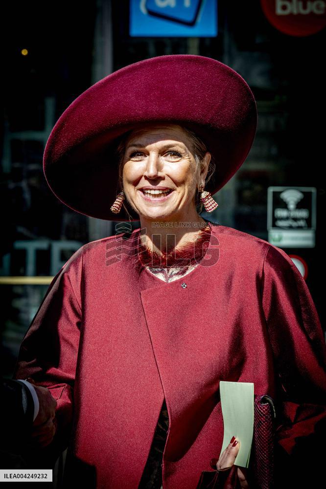 Queen Maxima At Netspar Pension And Science Anniversary Congress - The Hague