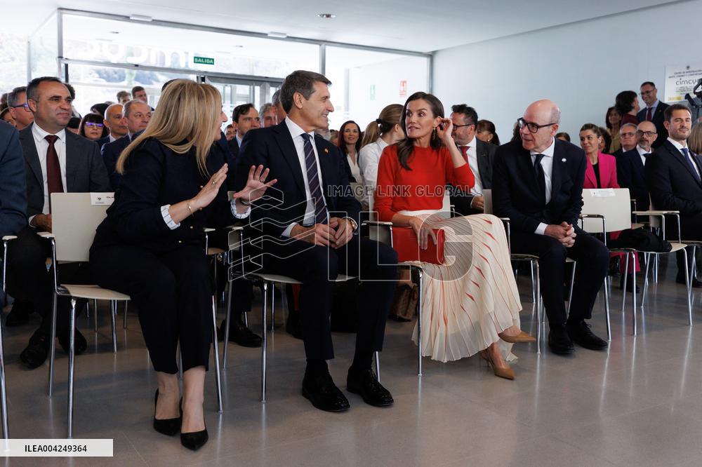 Queen Letizia Visit To CIMCYC - Granada