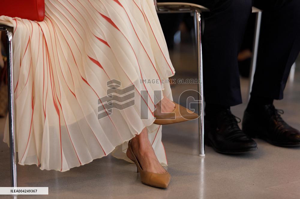 Queen Letizia Visit To CIMCYC - Granada