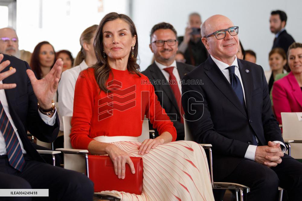 Queen Letizia Visit To CIMCYC - Granada